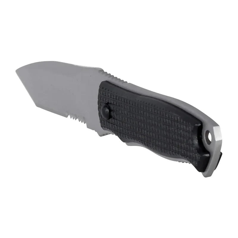 Neck Knife Slim schwarz silberfarben