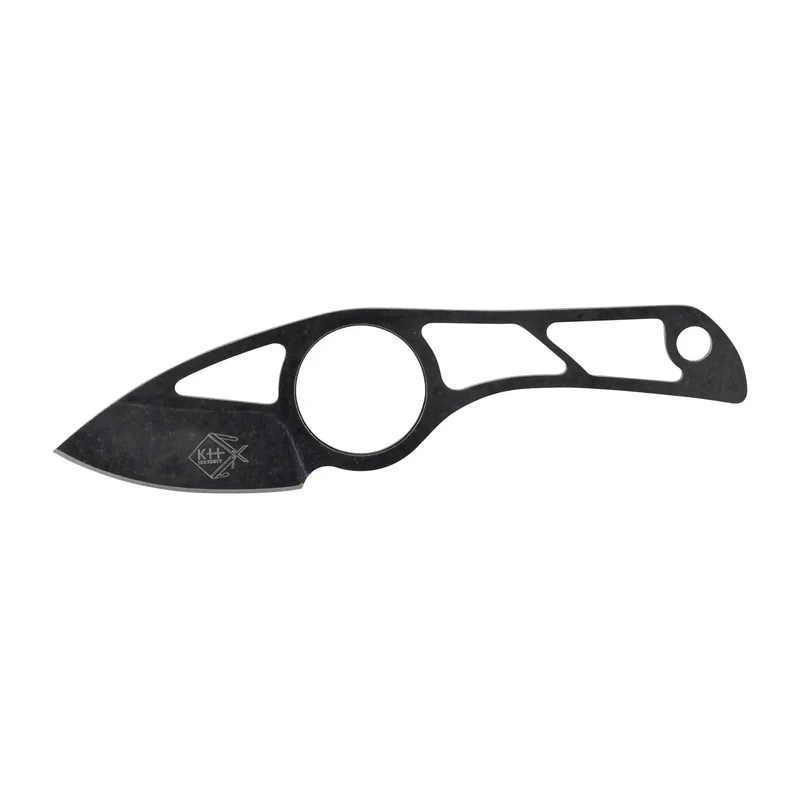 Neck Knive Skelett schwarz