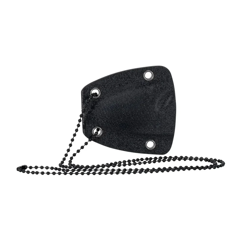 Neck Knive Skelett schwarz
