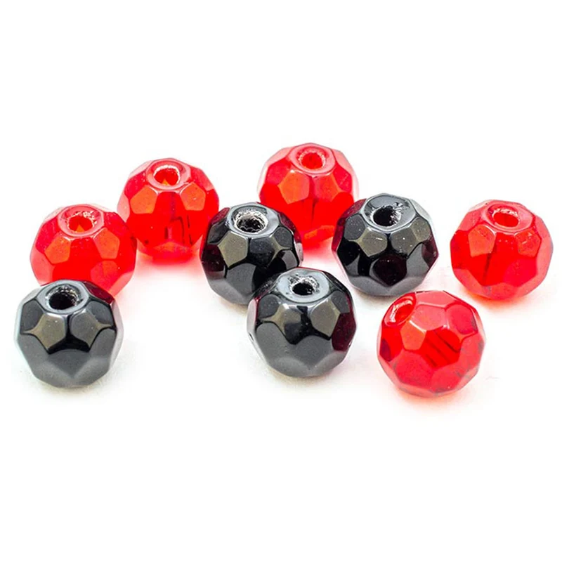 SBS Facettierte Glass Beads Mix
