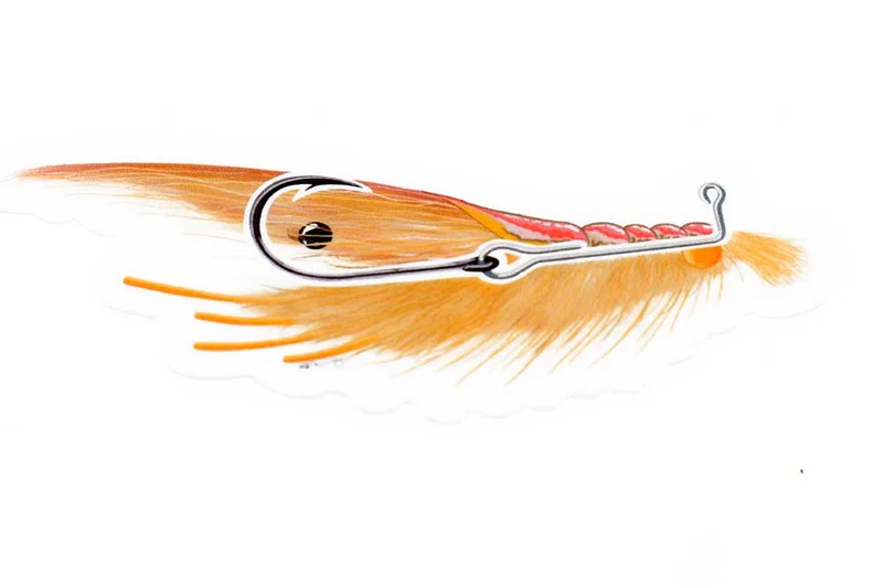 Laichaufkleber – Garnelen 8 cm