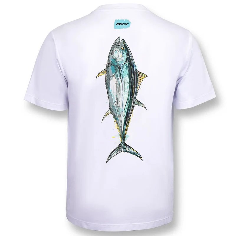 Short Sleeve Casual Shirt Tuna (White)