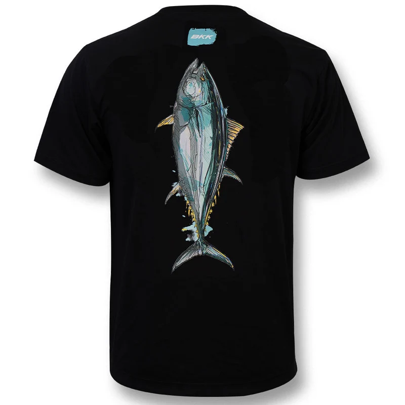Short Sleeve Casual Shirt Tuna (Black)