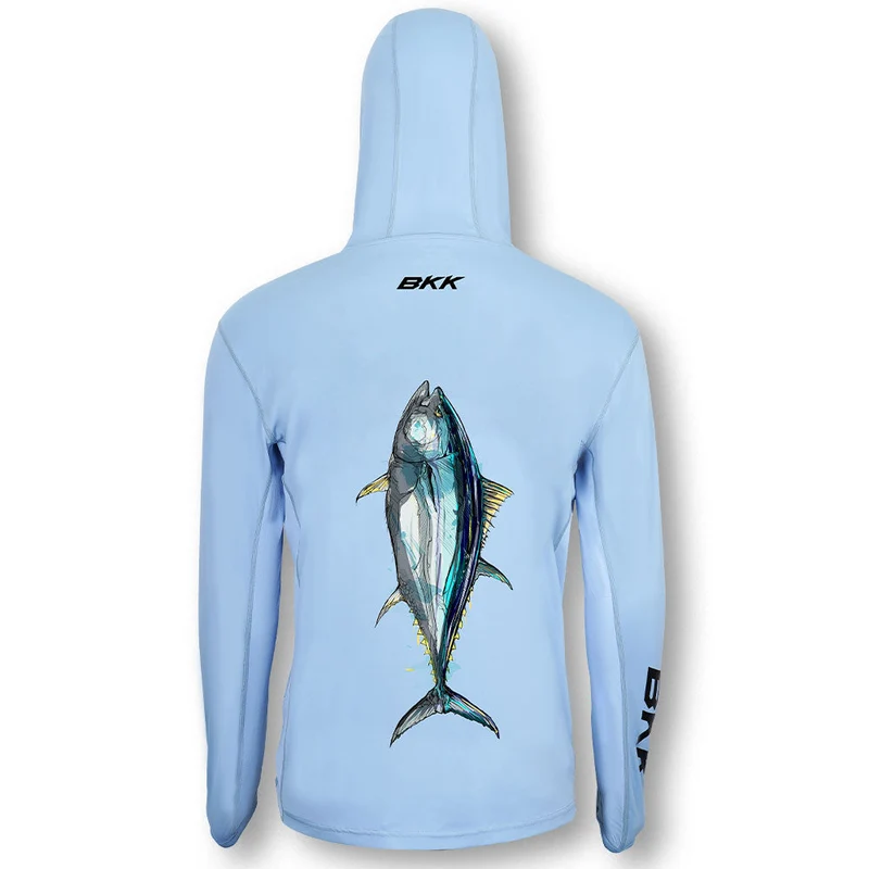 Long Sleeve Performance Shirt Tuna (Light Blue)