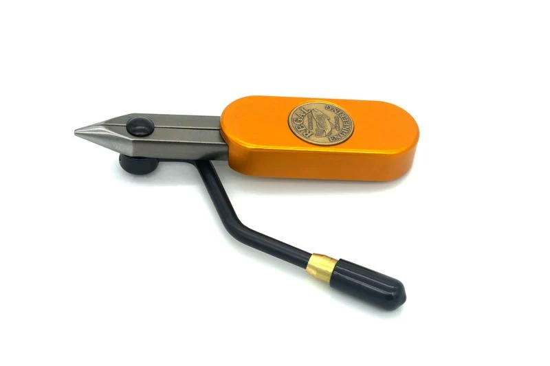 Medallion-Serie – Nur Kopf mit Edelstahlkiefer – Orange Ember
