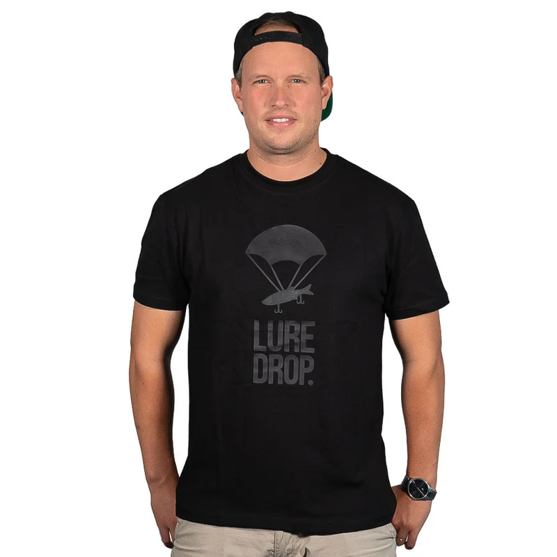LURE DROP T-Shirt "Logo" All Black