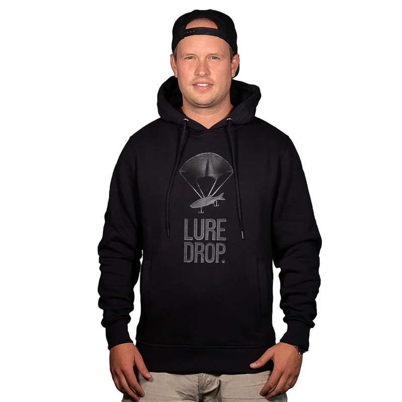 LURE DROP Hoodie "Logo" All Black