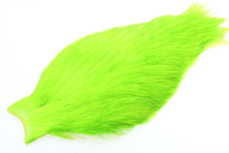 Whiting American Rooster Cape - Grün Chartreuse