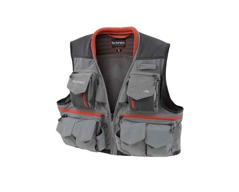 Simms Guide Weste - Stahl