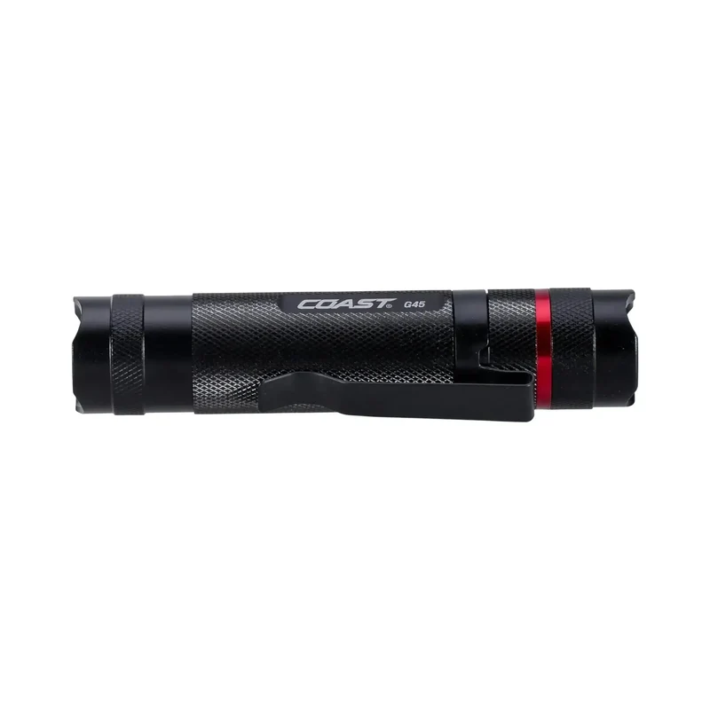Taschenlampe G45 385 Lumen schwarz rot