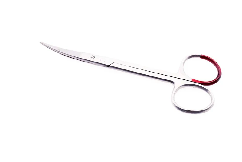Standard-Schere mit rotem Etikett – gebogen