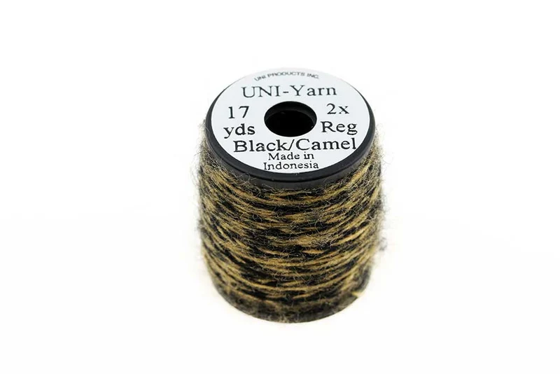 Uni Yarn - Schwarz/Kamel