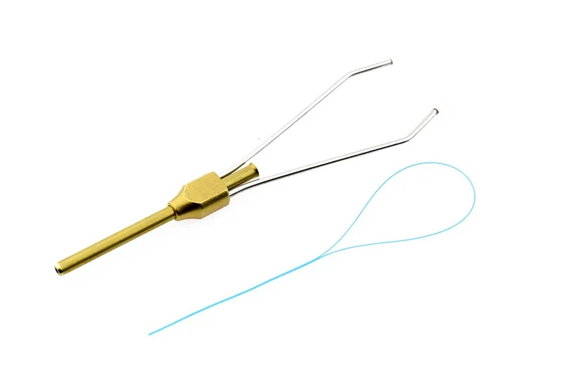 Renzetti – Spule mit kleinem Durchmesser (3/32 Zoll, Außenlänge 2,5 Zoll), Rubinspitze und Teflonbeschichtung