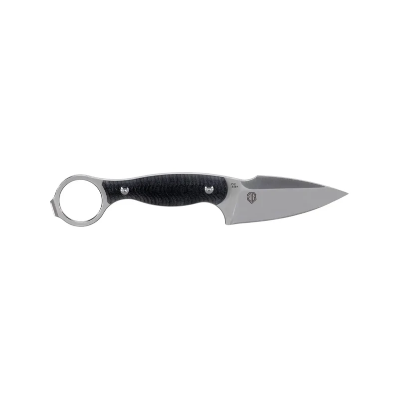 Messer Accomplice D2 schwarz