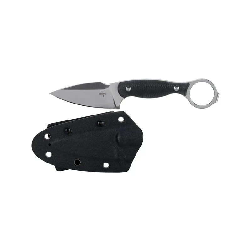 Messer Accomplice D2 schwarz