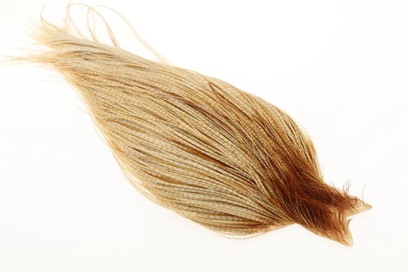 (Bronze-Qualität) Whiting Red Label Trockenfliege - Gebändert Mittel-Ingwer