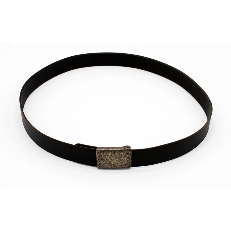 Hosengürtel Leder durchgefärbt 32 mm nach TL