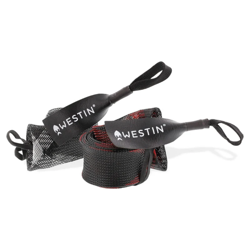 Rod Cover Spin Split 80 cm / 4 cm (Black Red)