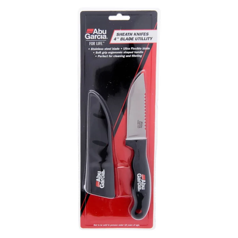 Sheath Knife - 4in Utility / Fischermesser