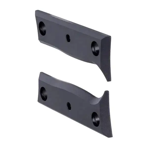 Griffschalen Messer K1 Aluminium eloxiert schwarz