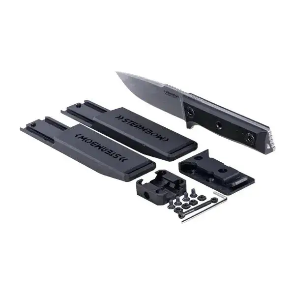 Messer K1 Helles Stonewash schwarz