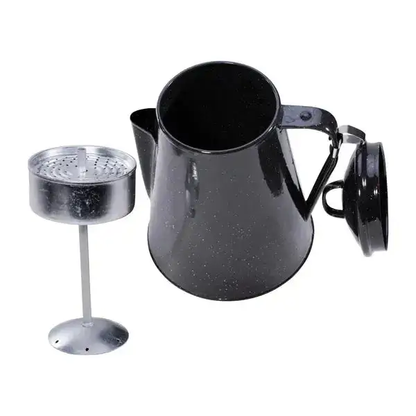 Kaffeekanne Emaille mit Percolator