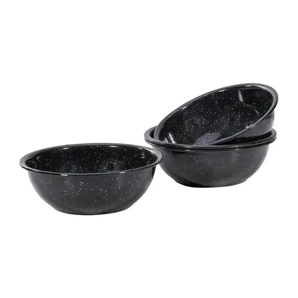 Essgeschirrsatz Western Emaille 12er Set