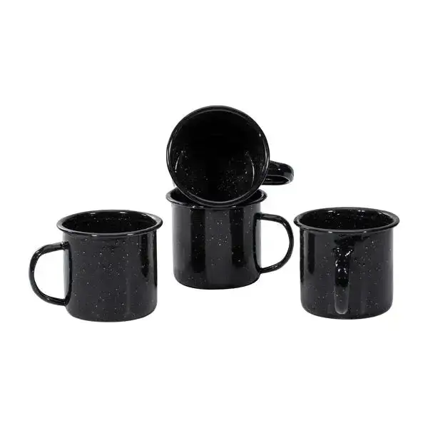 Essgeschirrsatz Western Emaille 12er Set