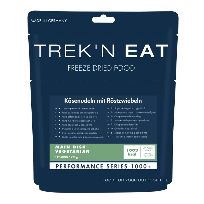Käsenudeln mit Röstzwiebeln