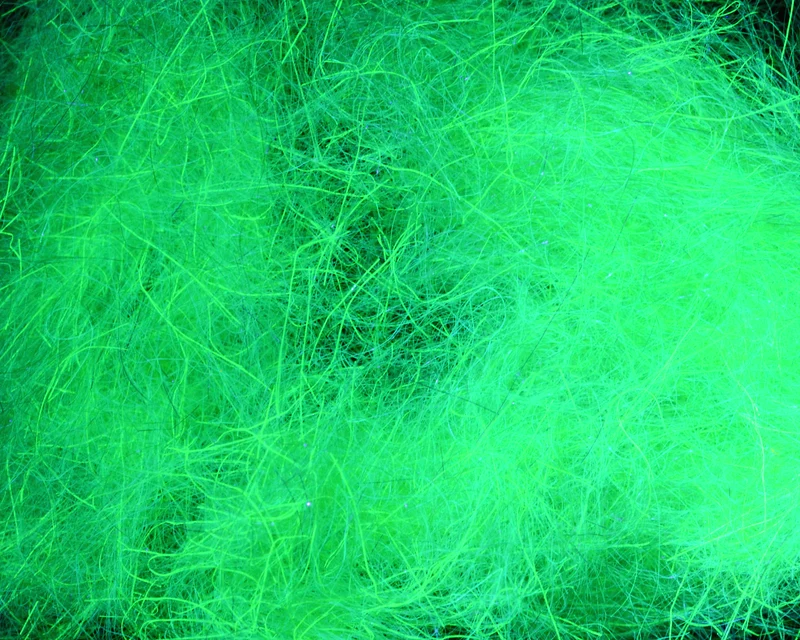 Spawn's UV Simi Seal Dubbing - UV Coastal Chartreuse Yellow