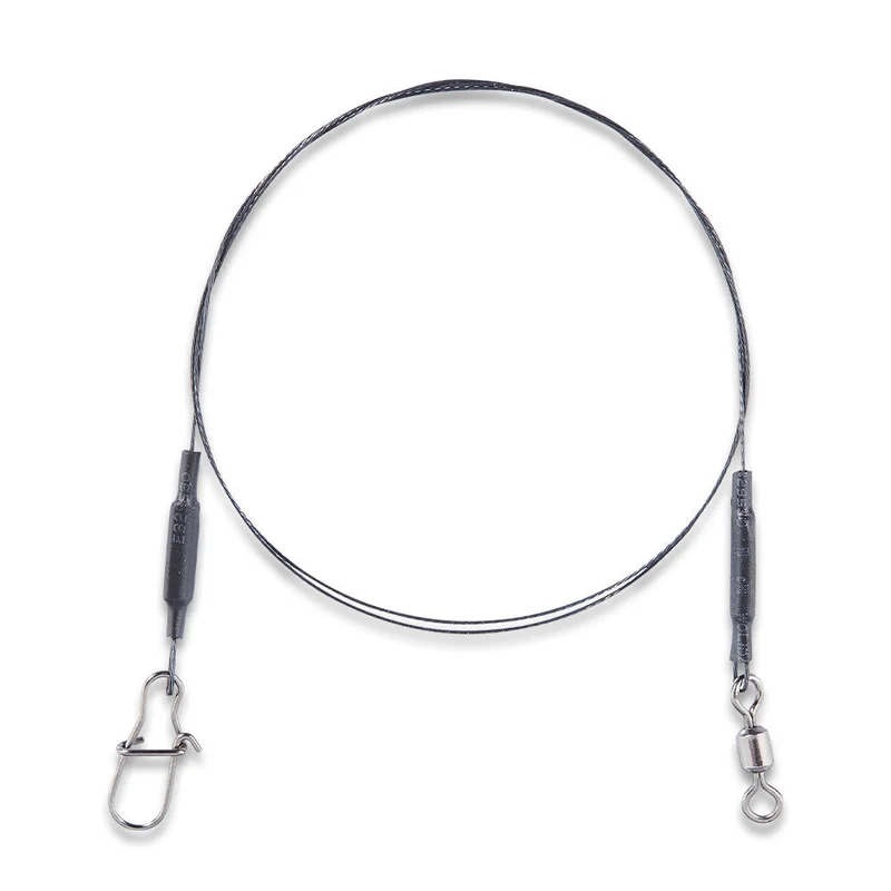 1x7 Titanium Vorfach mit Wirbel (35 cm)