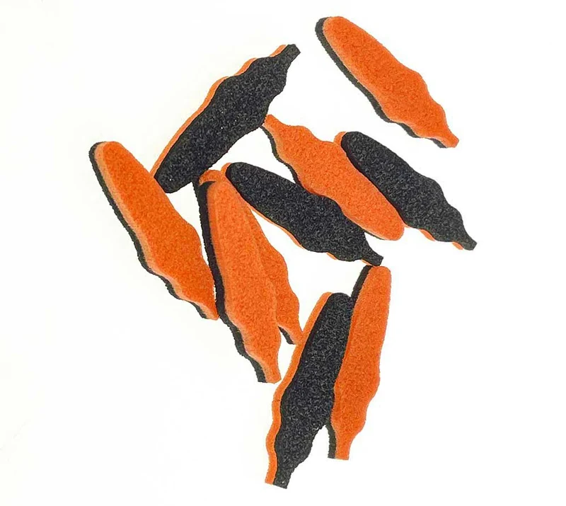 Käferkörper aus Schaumstoff #M - Orange/Schwarz