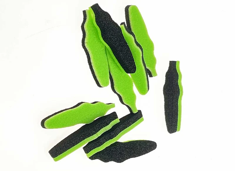 Käferkörper aus Schaumstoff #M – Chartreuse/Schwarz
