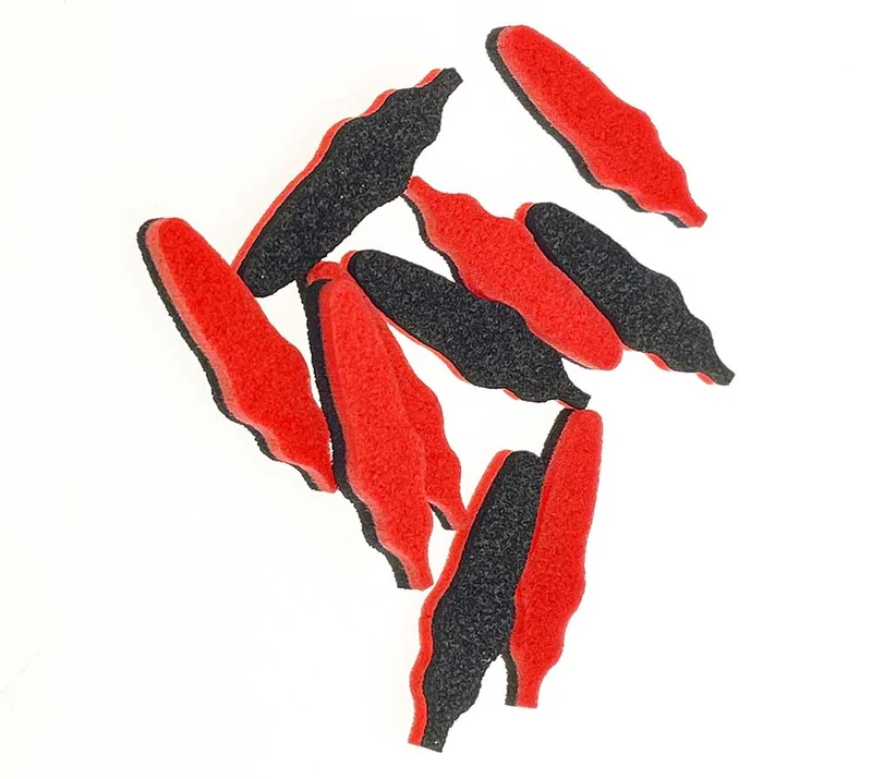 Käferkörper aus Schaumstoff #M - Rot/Schwarz