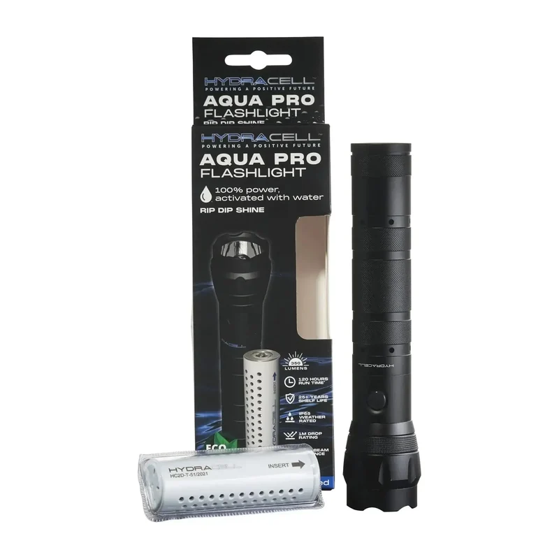 Taschenlampe AquaPro Schwarz