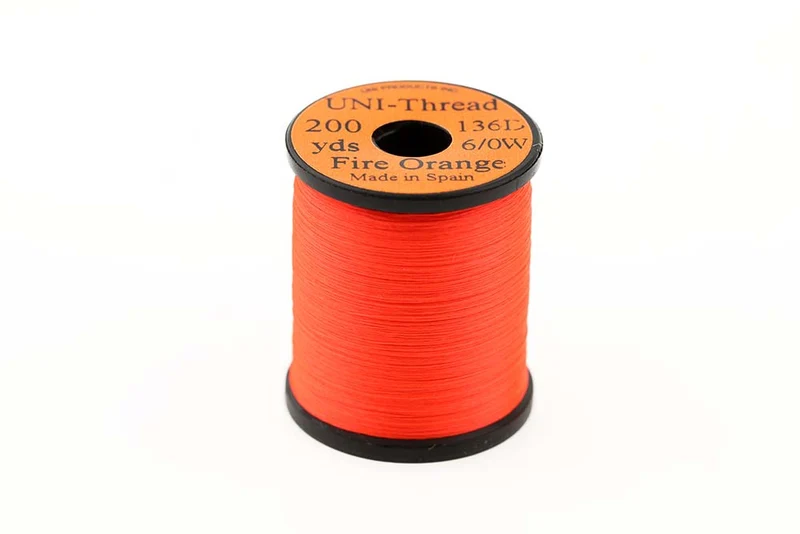 Uni-Bindefaden – Fl. Fire Orange