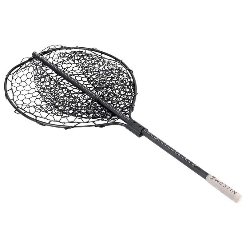W3 C&R Full Rubber Mesh Landing Net