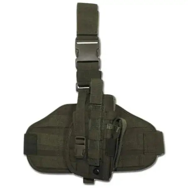 Pistolenbeinholster MOLLE rechts oliv