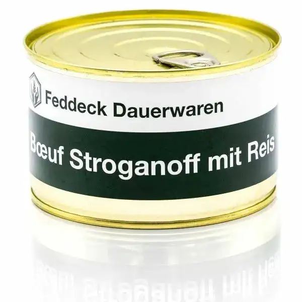 Fertiggericht Dose Boeuf Stroganoff mit Reis 400 g