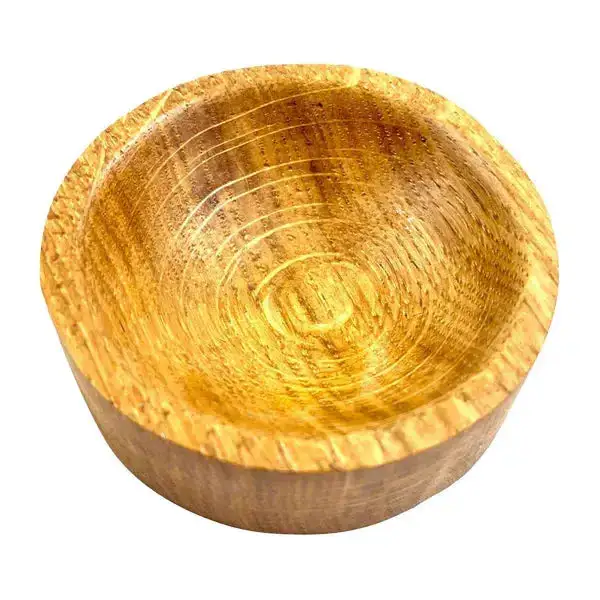 Zunderschale aus Eiche holz