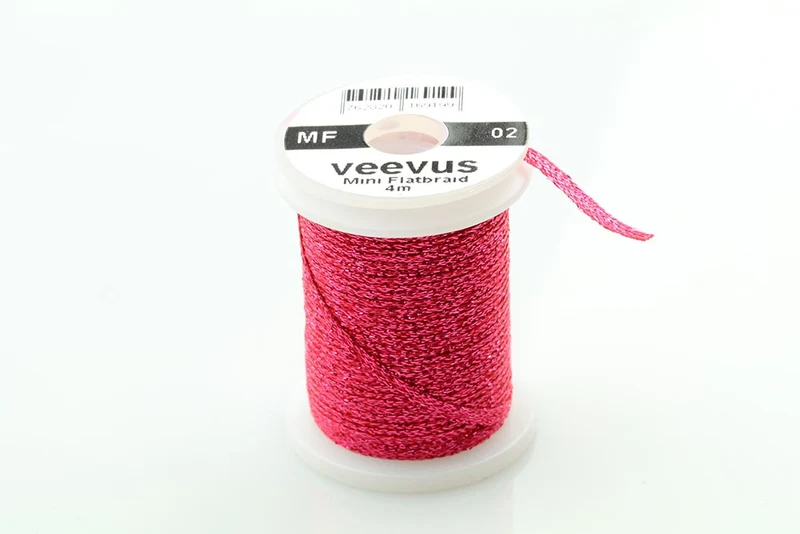 Veevus Mini Flatbraid - Blutrot