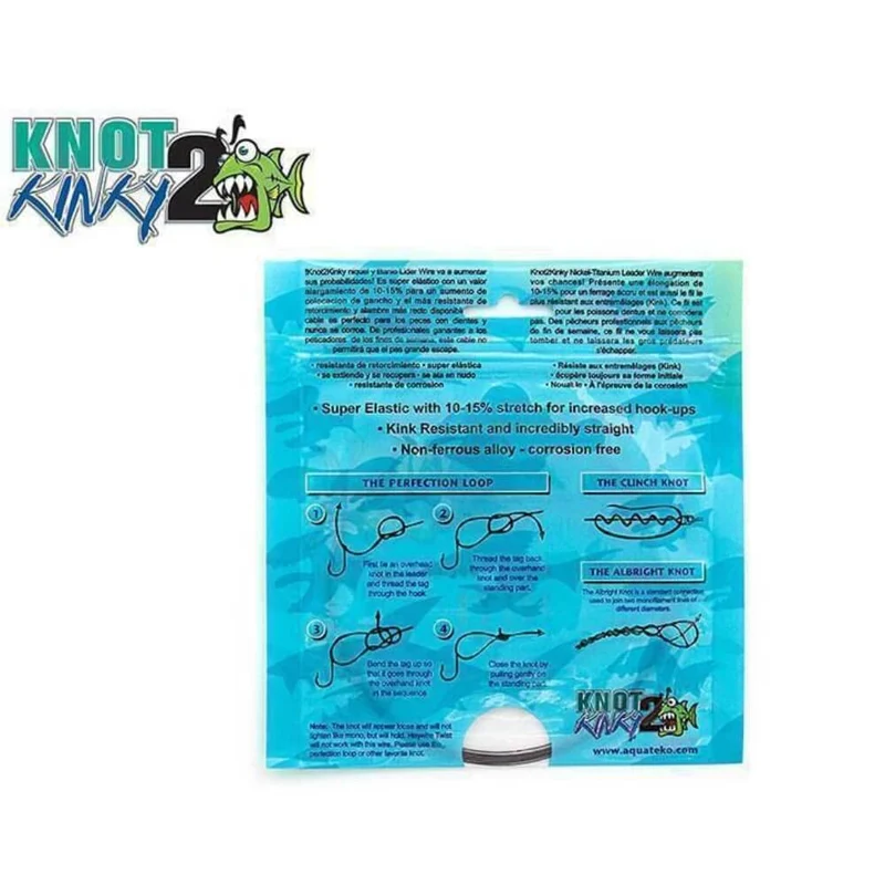 Knot 2 Kinky 1x1 Nickel-Titanium Vorfach / 4,5 m
