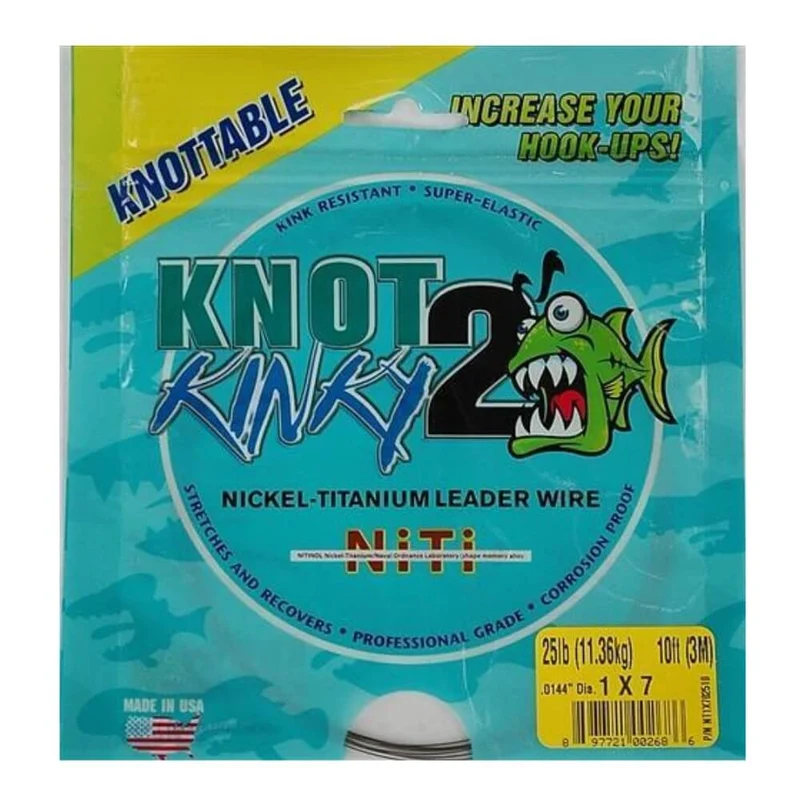 Knot 2 Kinky 1x7 Nickel-Titanium Leader / 3 m