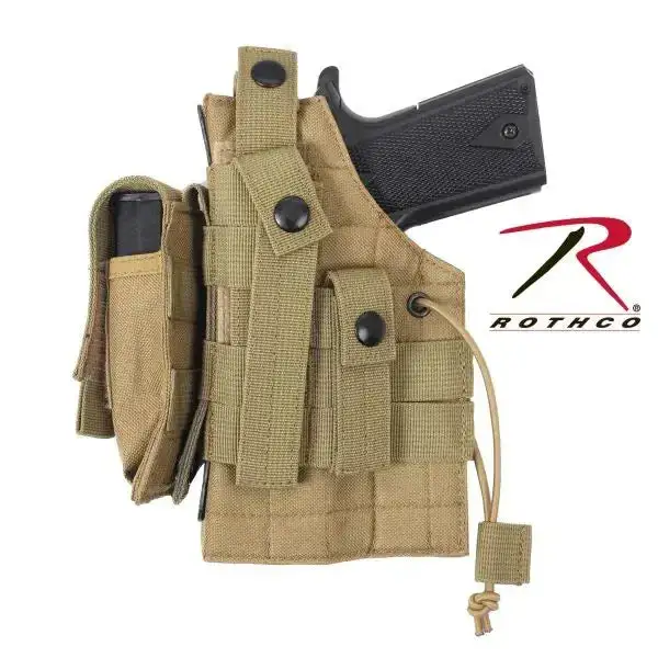 Holster MOLLE beidhändig coyote