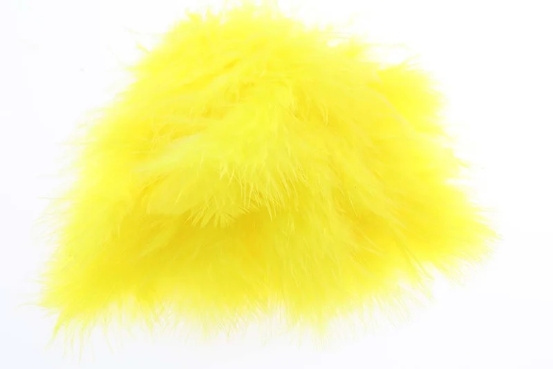 Wolly Bugger Marabou - Gelb