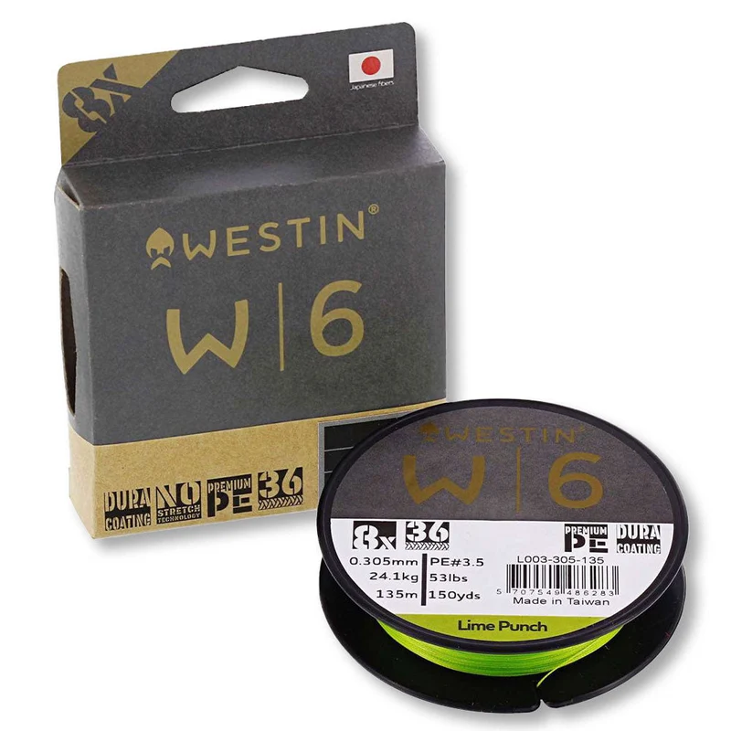 W6 8-Braid (Lime Punch) / 135 m