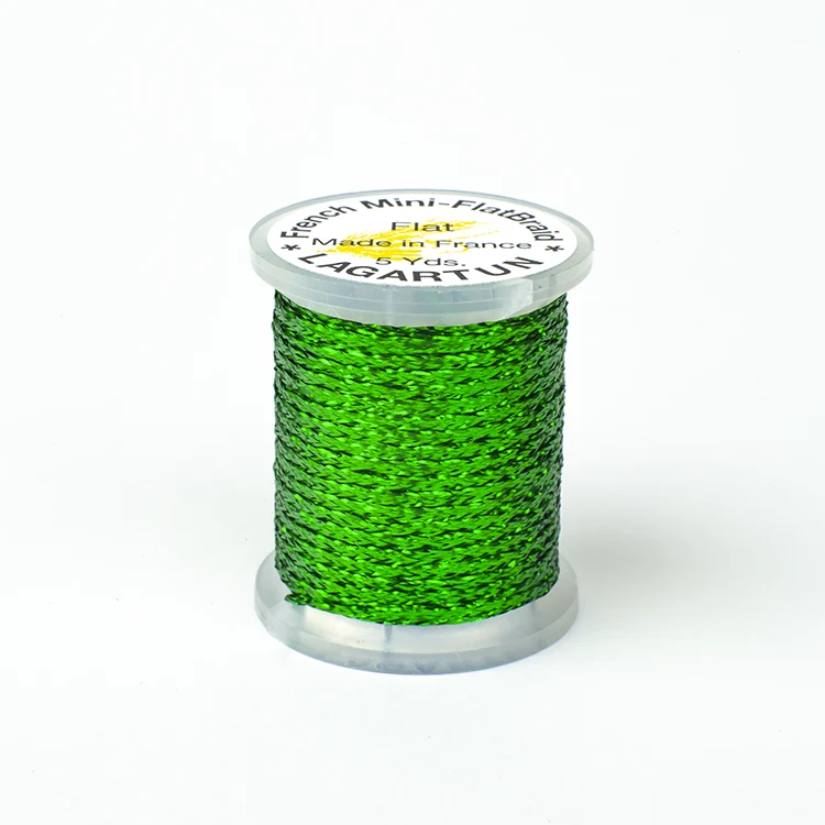 Französischer Mini-Flachzopf – Grün