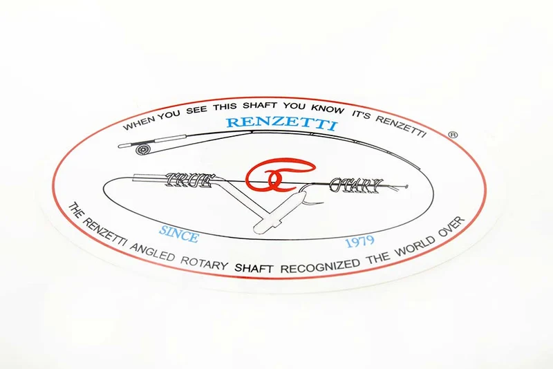 Renzetti - Aufkleber - Oval 18 x 10 cm