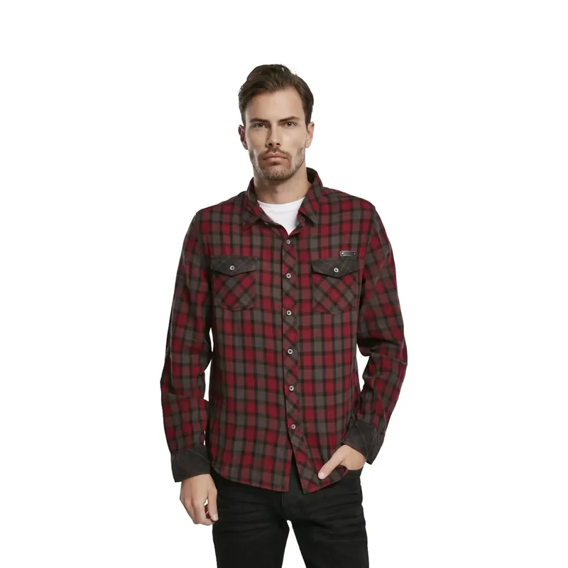 Hemd Duncan Check rot braun