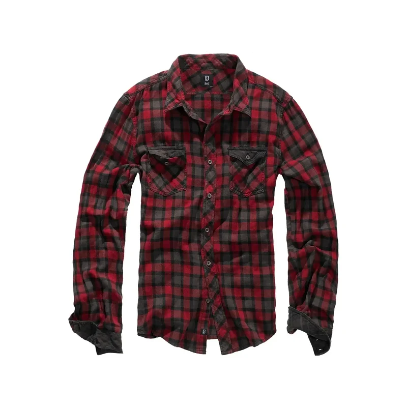 Hemd Duncan Check rot braun